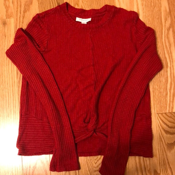 Knit red Topshop top - Picture 4 of 4